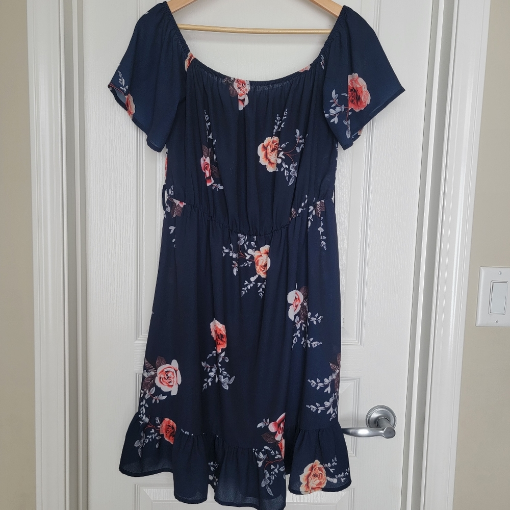YOINS spring midi dress in a Large